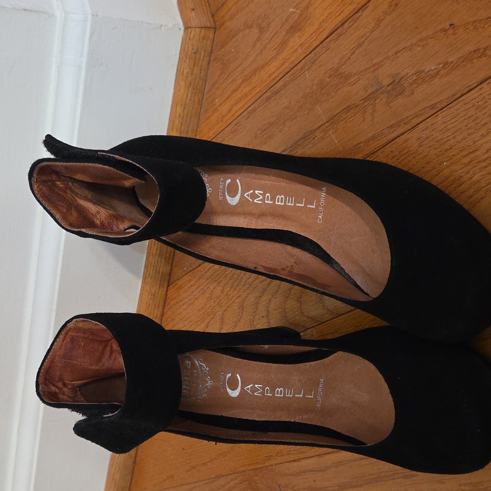 Jeffrey Campbell gorgeous platform heels; velcro ankle-strapped, Classy Heels, 7 - Picture 6 of 6
